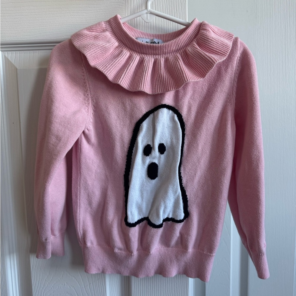 Pink Ghost Sweater for Kids